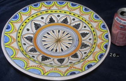 26 PLATO CERAMICA TALAVERA 33CMS